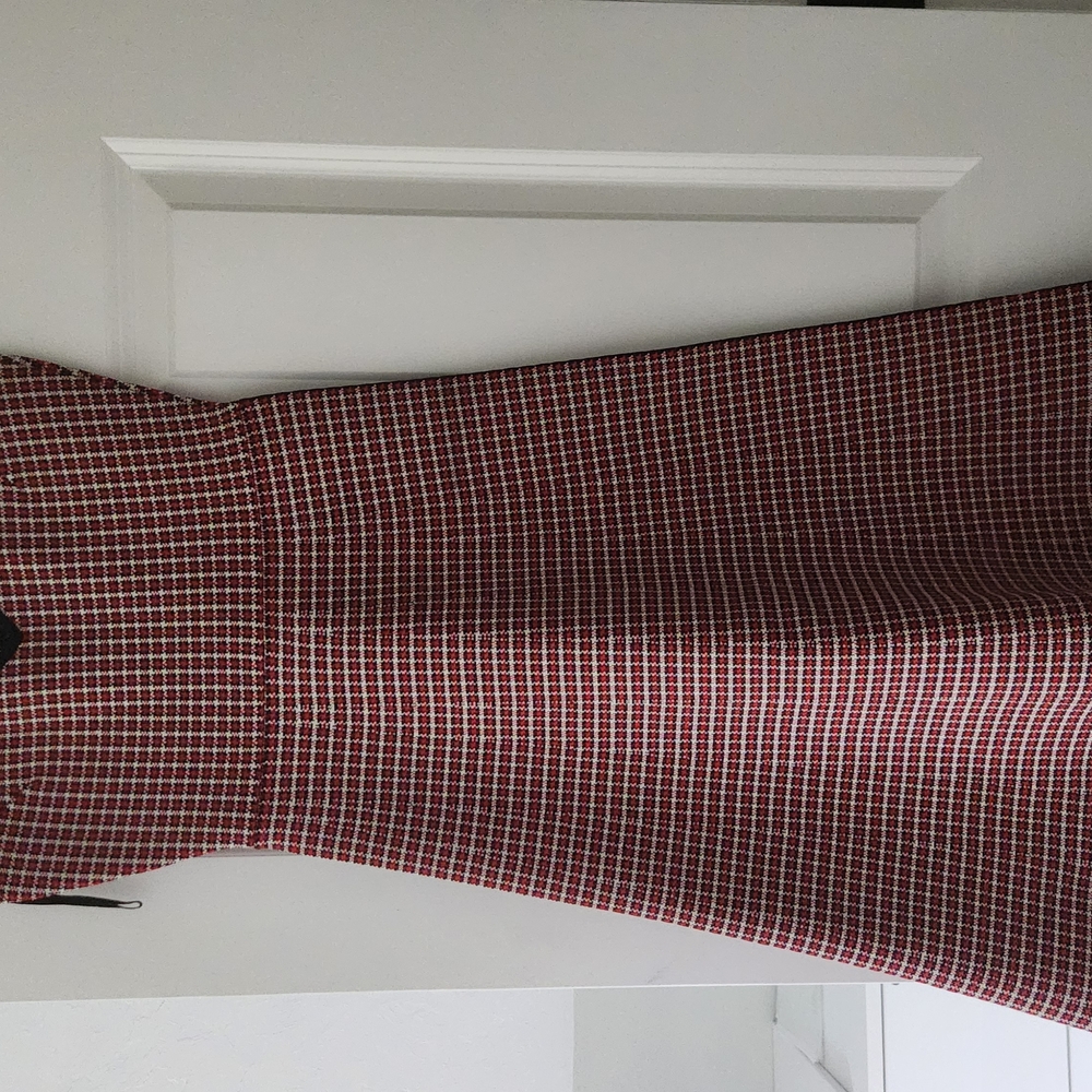 Red and White Checkered Dress
